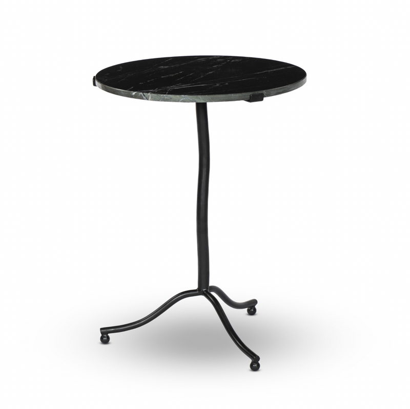 Sophie End Table - Black Marble
