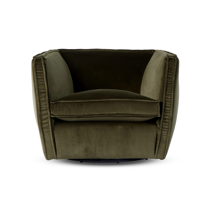 Rashi Swivel Chair - Surrey Olive