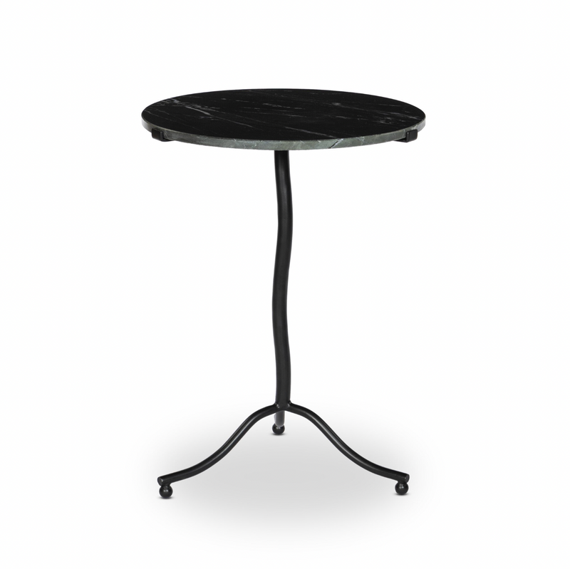 Sophie End Table - Black Marble