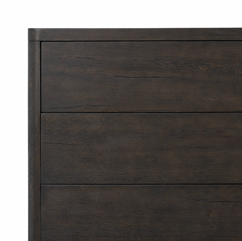 Noeline 6-Drawer Dresser - Smoked Black Oak