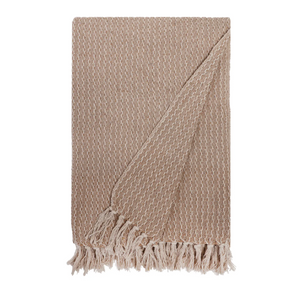 Lennerd Oversized Throw - Taupe