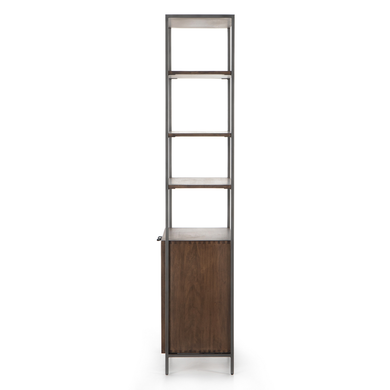 Trey Modular Wide Bookcase - Auburn Poplar