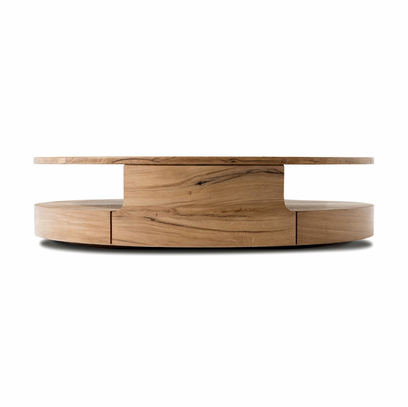 Matheus Coffee Table - Natural Reclaimed French Oak