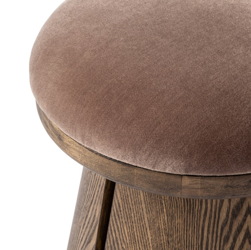 Bea Accent Stool - Monte Mushroom