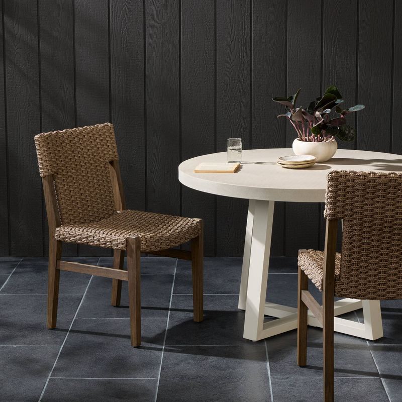 Cromwell Outdoor Dining Chair - Dark Textured Woven