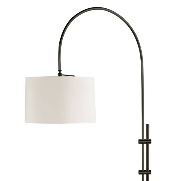 Arc Floor Lamp with Fabric Shade