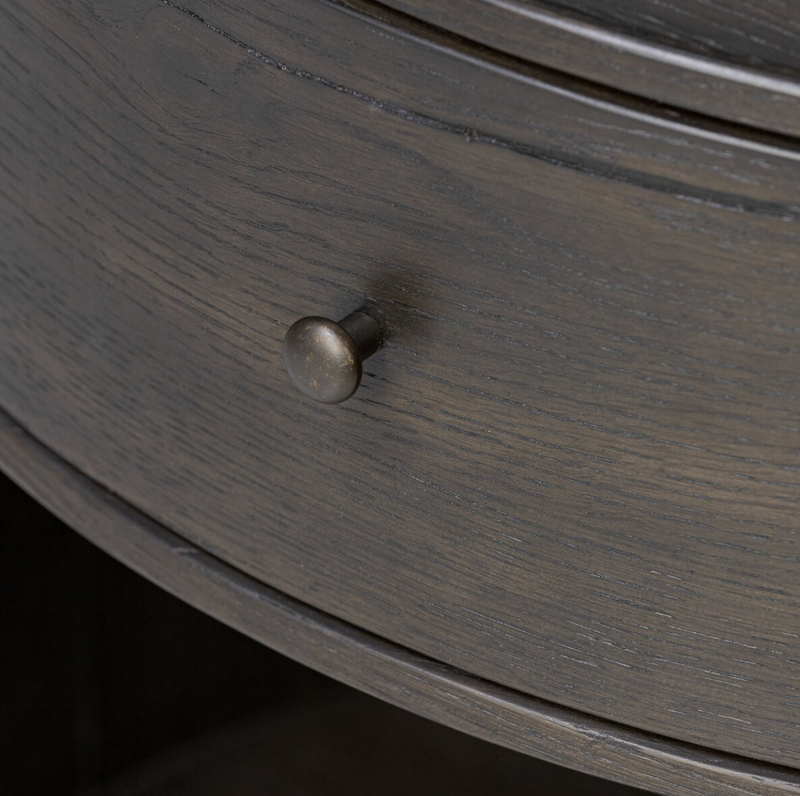 Bode Nightstand - Smoked Black Veneer
