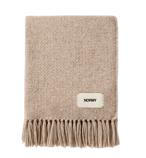 Alpaca Wool Blanket - Clay