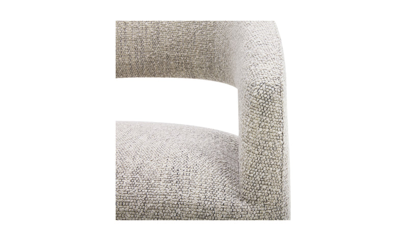 Alaska Rolling Dining Chair - Storm