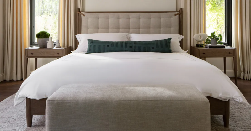 Ortega Bed with Upholstered Cushion