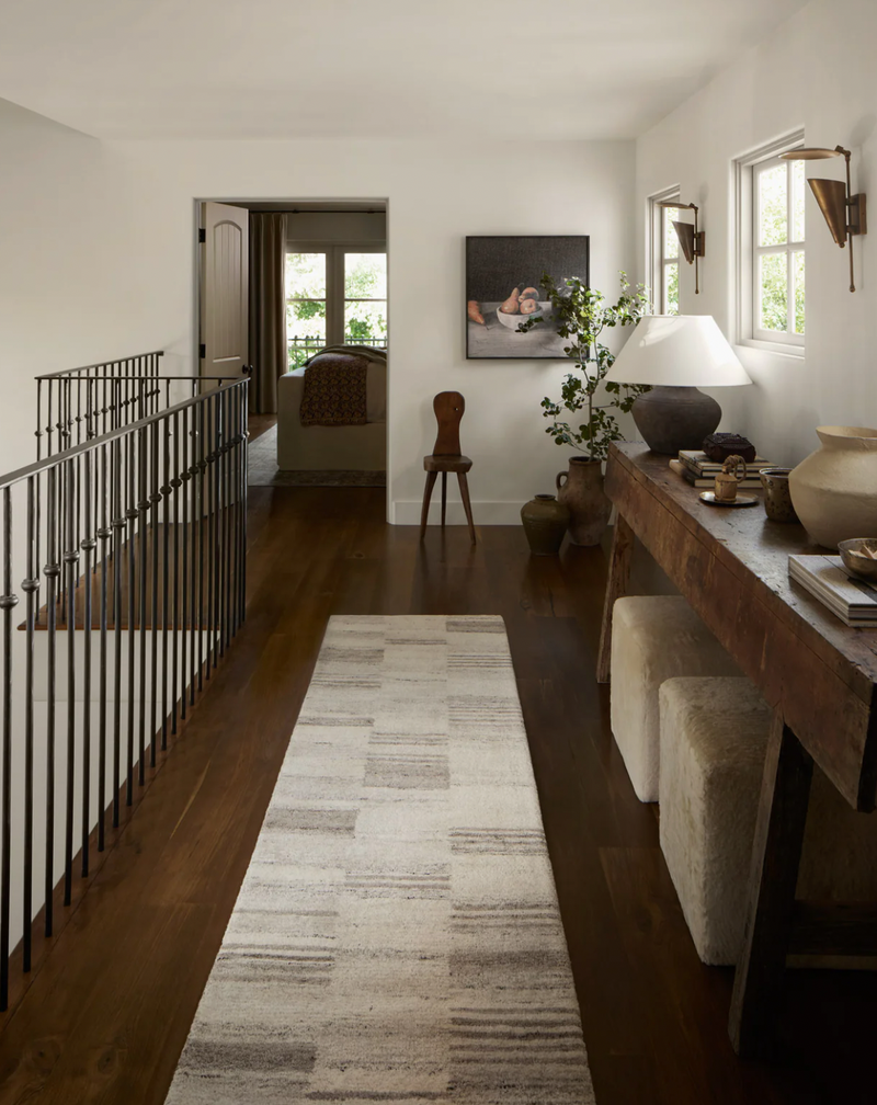 Amber Lewis x Loloi Rocky Ivory and Dove Area Rug