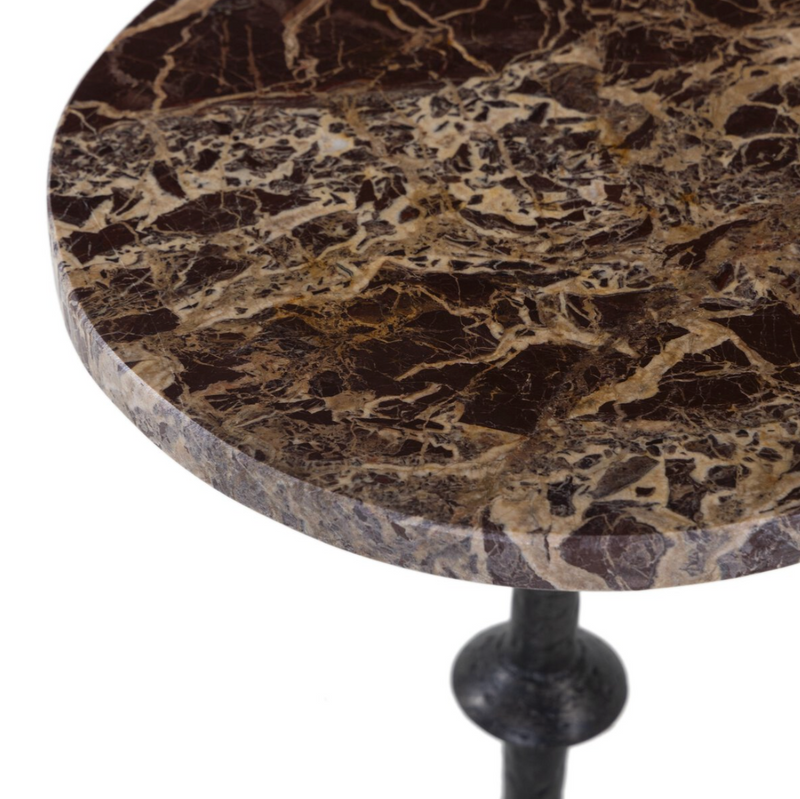 Jocelyn End Table - Garnet Marble