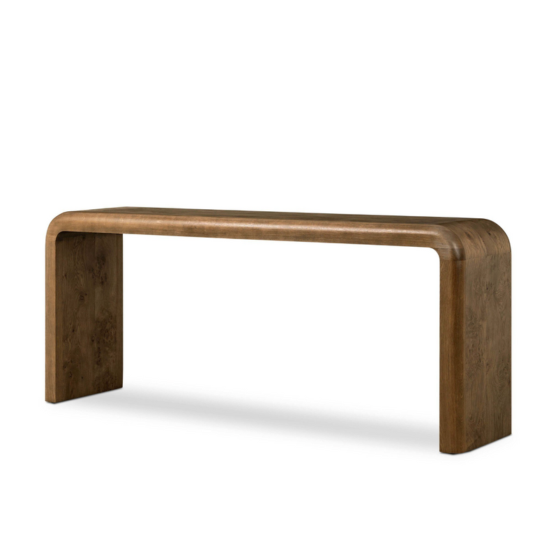 Daven Console Table - Rye Medium Burl Oak – Arcadia Modern Home