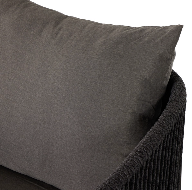 Porto Outdoor Swivel Chair - Venao Charcoal