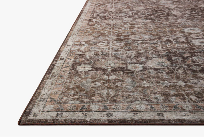 Amber Lewis x Loloi Josie Earth and Natural Machine Washable Area Rug