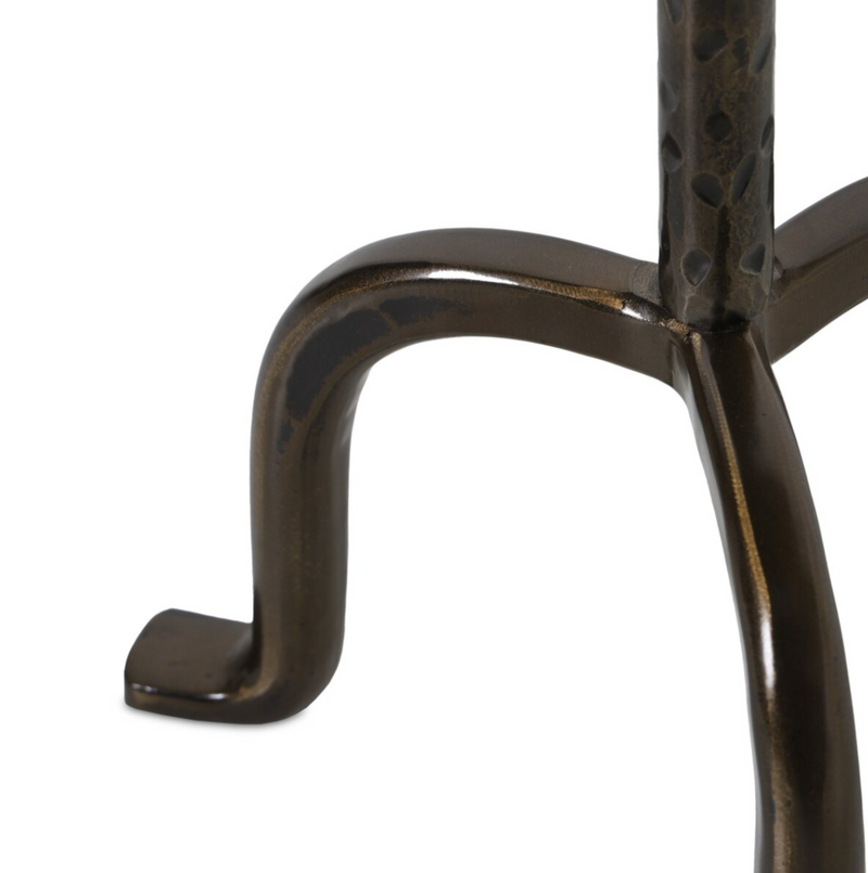 Jocelyn End Table - Dark Brass