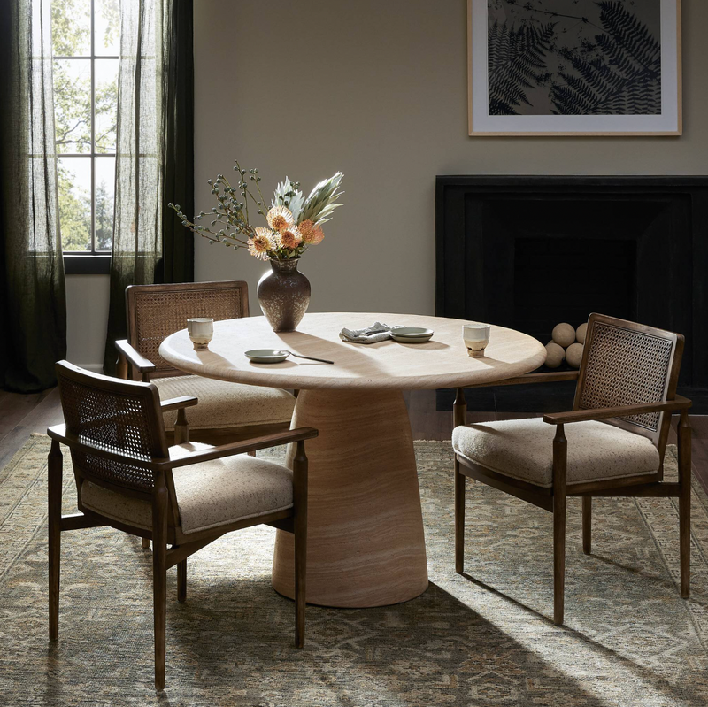 Janice Dining Table - Sand Striae