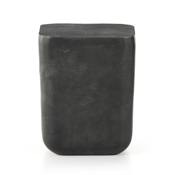 Basil Outdoor Square Drink Table - Aged Grey