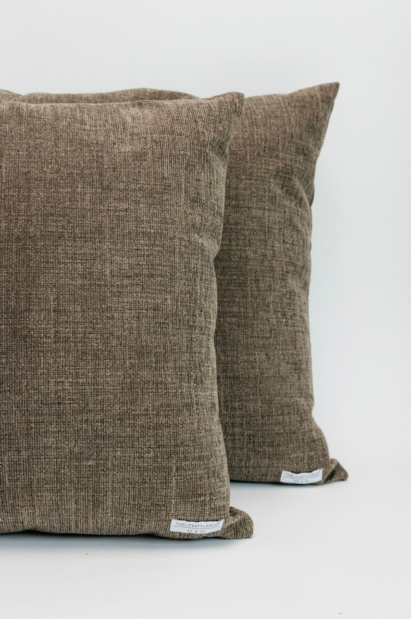 Aveline 24" Pillow - Mocha