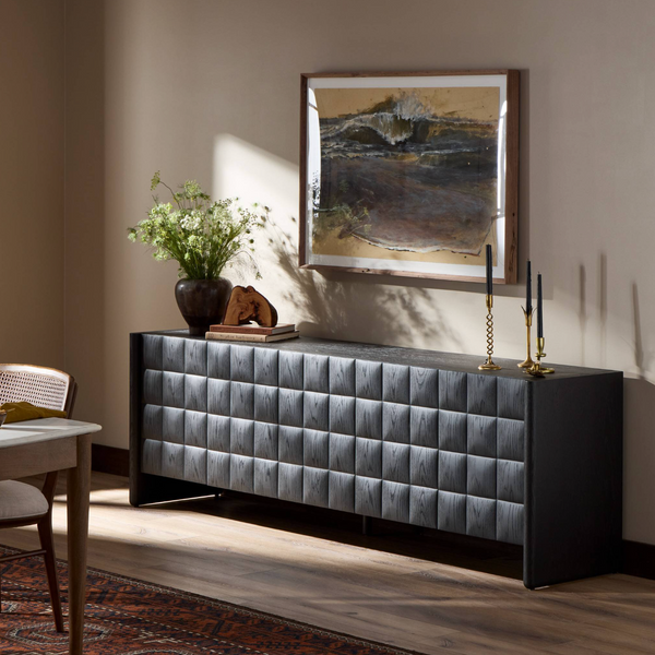 Swell Sideboard - Dry Black Oak