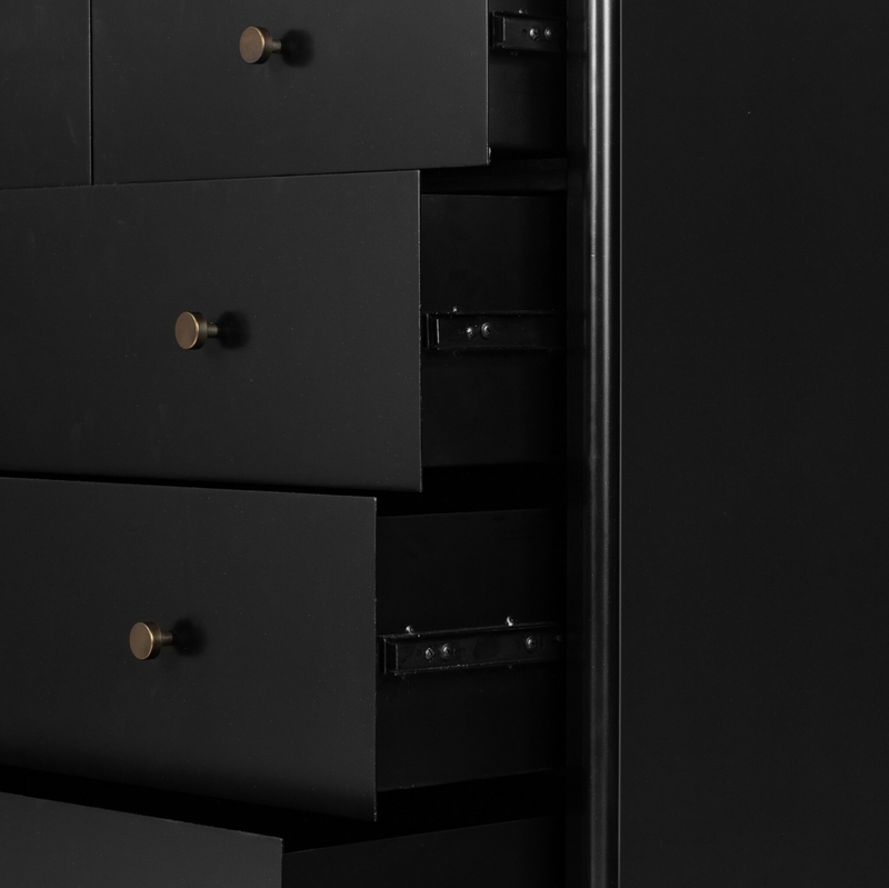 Soto 5 Drawer Dresser - Black