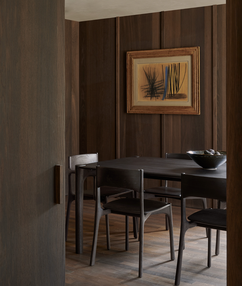 PI Dining Chair - Teak Dark Brown