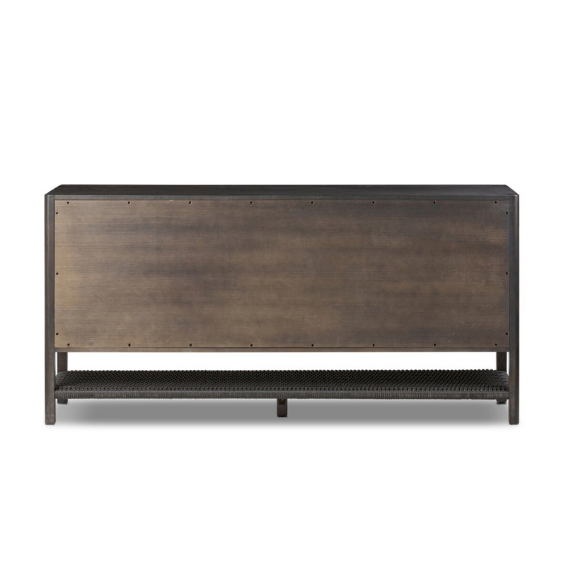 Zuma 6 Drawer Dresser - Smoked Black Ash Veneer