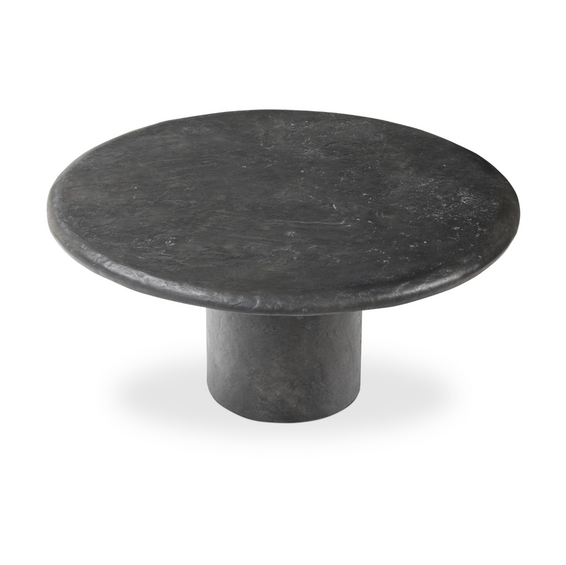 Bonnie Coffee Table - Textured Black Concrete