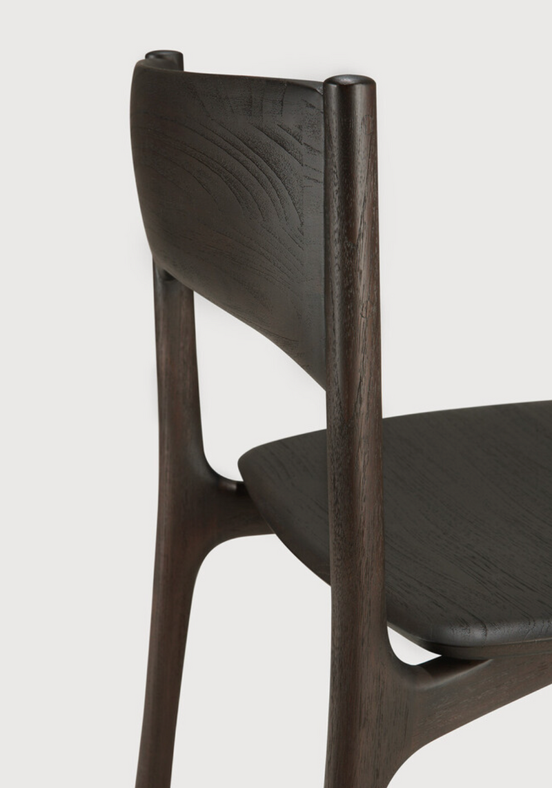 PI Dining Chair - Teak Dark Brown