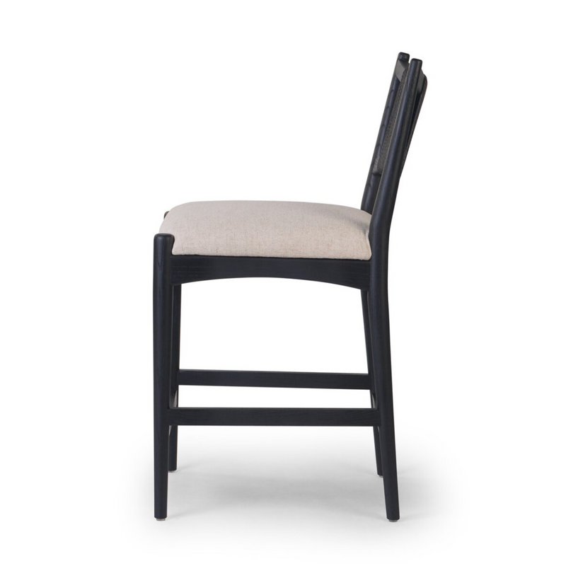 Haddon Counter Stool - Brushed Ebony – Arcadia Modern Home