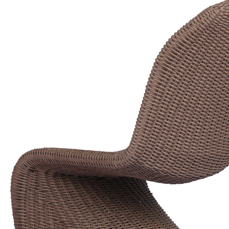 Portia Outdoor Dining Chair - Tanned Weave