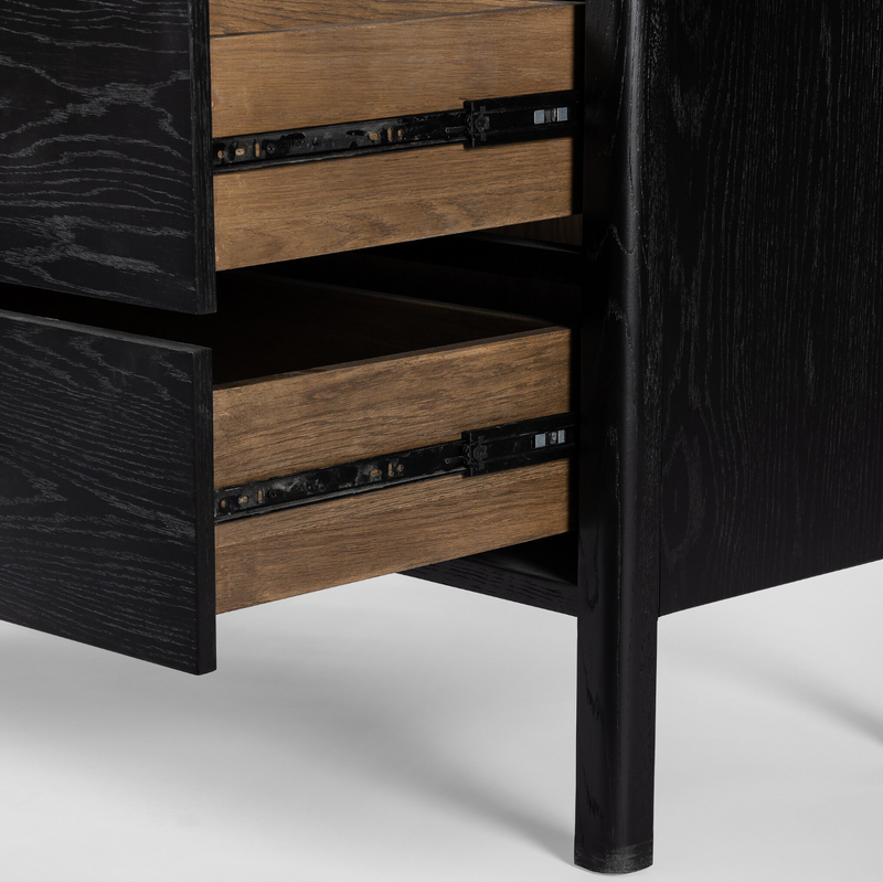 Bolsa Cabinet - Brushed Ebony Oak