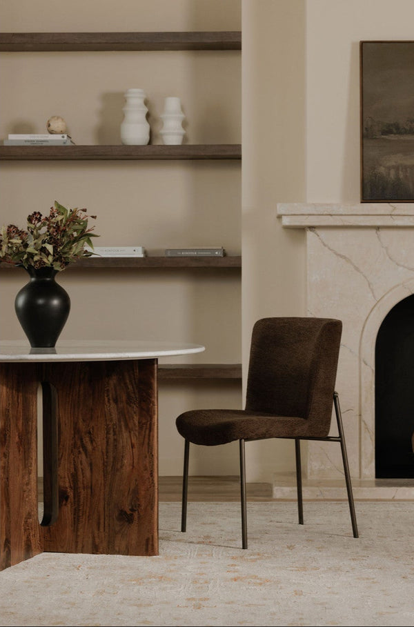 Novi Dining Chair Dark Brown-Set Of Two