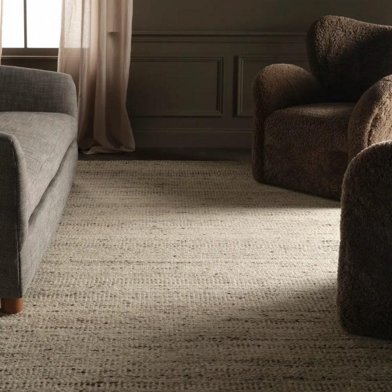 Melera Taupe and Cream Area Rug