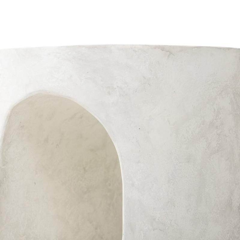 Samson End Table - Textured Lunar Concrete