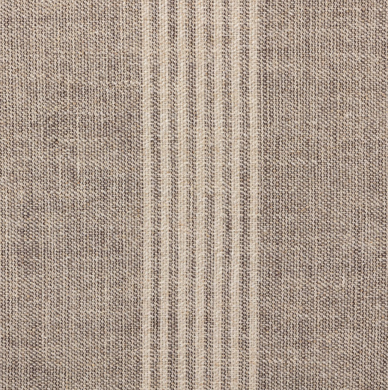 Sinclair Large Round Ottoman - Manchester Flint