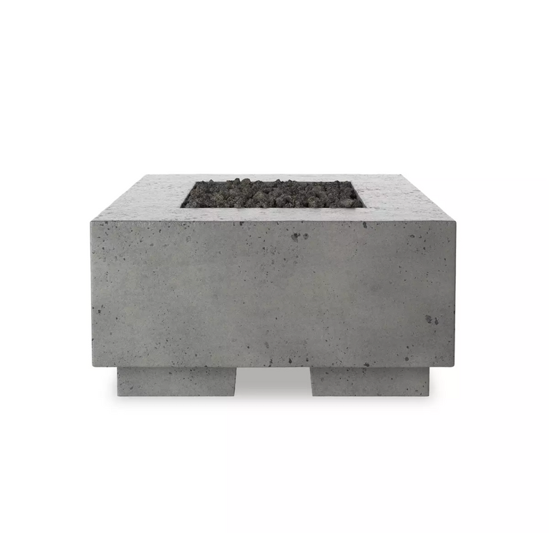 Kenton Outdoor Fire Table - Pewter Concrete