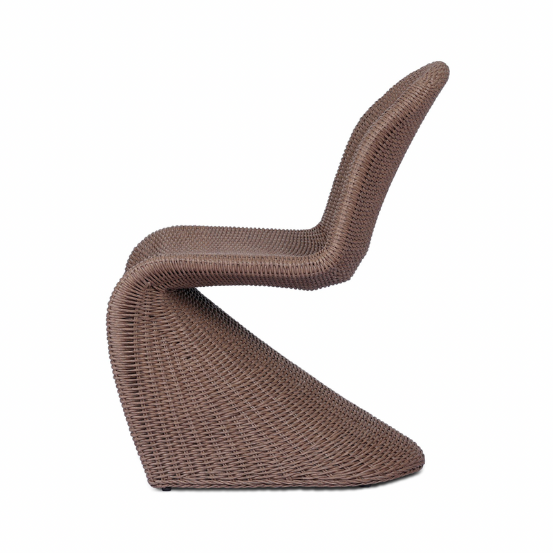 Portia Outdoor Dining Chair - Tanned Weave