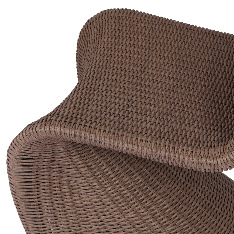 Portia Outdoor Dining Chair - Tanned Weave