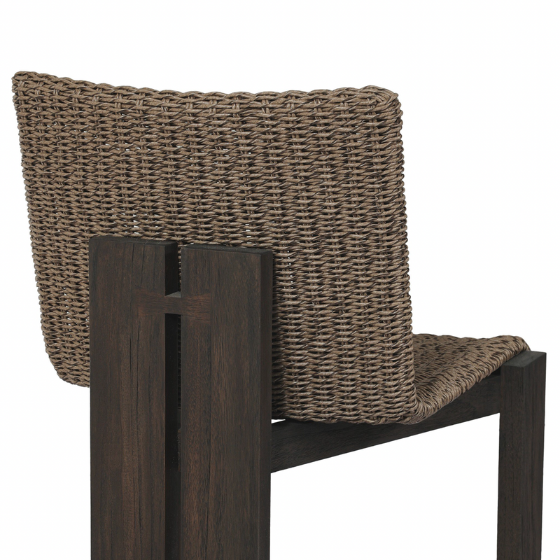 Roxy Outdoor Dining Chair - Faux Dark Hyacinth