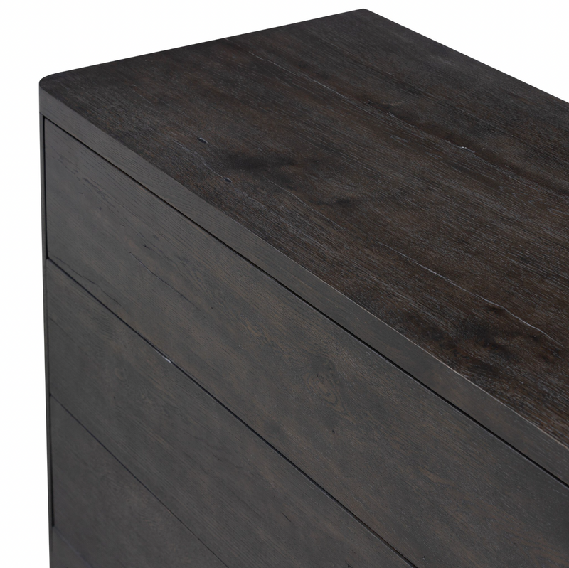 Noeline 6-Drawer Dresser - Smoked Black Oak