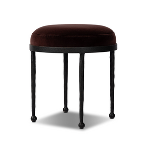 Corinne Accent Stool - Surrey Plum