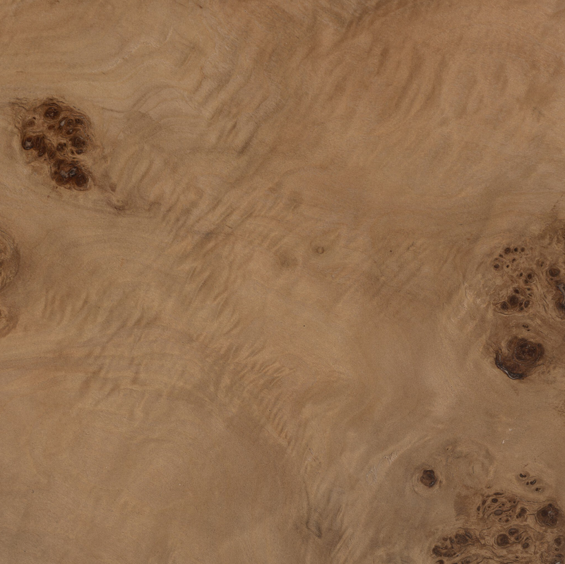 Caya End Table - Caramel Burl