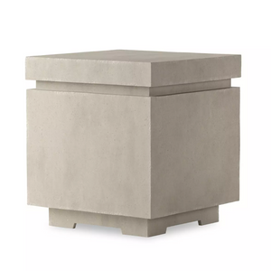 Posen Outdoor Square Propane Enclosure - Natural Concrete