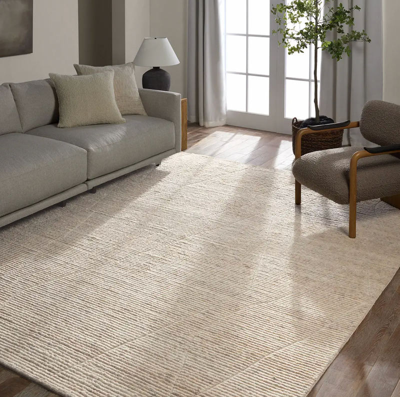 Mohan Crystal and Cobblestone Area Rug