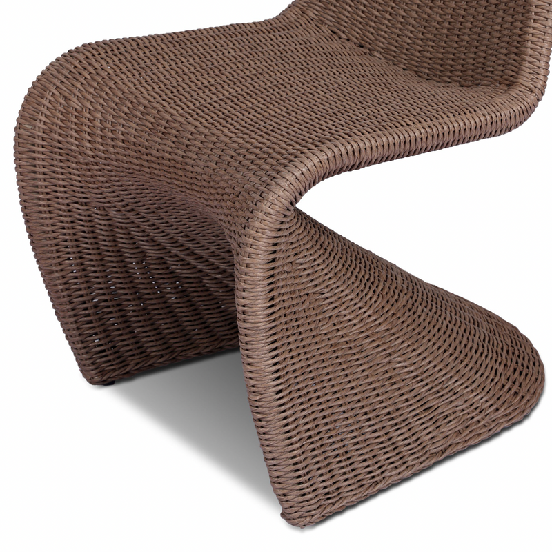 Portia Outdoor Dining Chair - Tanned Weave
