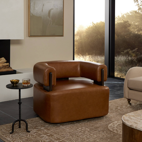 Ward Swivel Chair - Sonoma Chestnut
