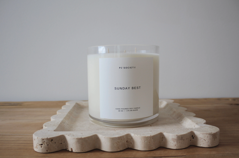 The Cyrus Tray- Travertine Square