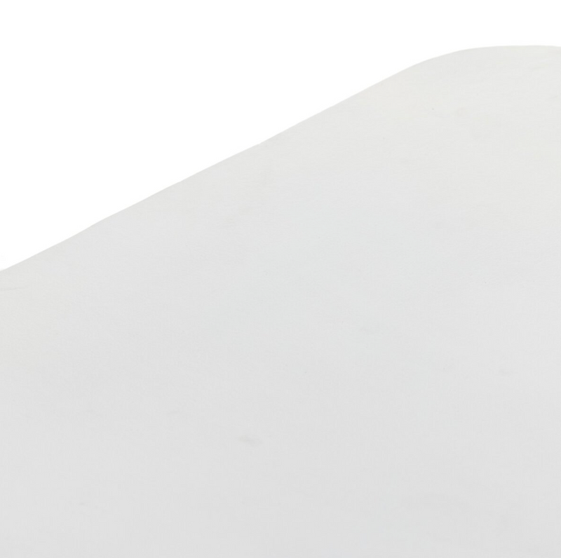 Basil Square Outdoor End Table - Matte White