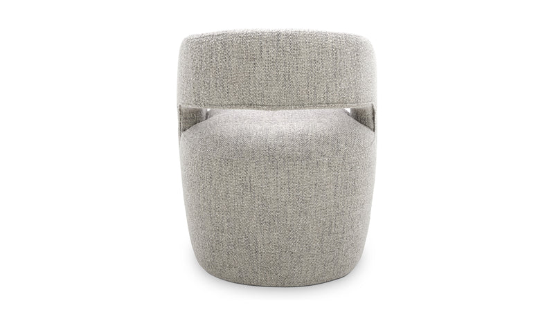 Alaska Rolling Dining Chair - Storm